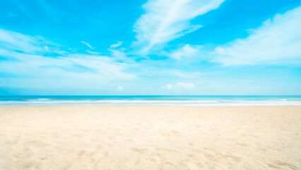 Wall Mural - beach with sand and sky