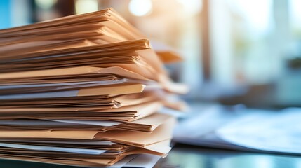 Fototapete - Businesses benefit from AI document tools that extract critical information, aiding in precise and informed decision-making.