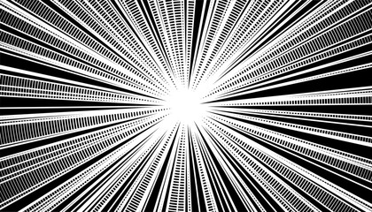Poster - black and white abstract dramatic frame for comic background. sporty background for jersey design. f