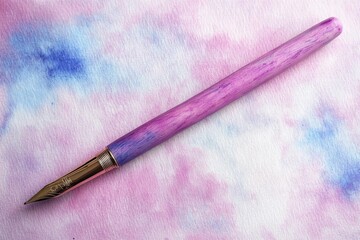 Poster - Soft Pastel Dreamscape, a textured blend of pink, purple, and blue hues creating a serene and artistic background atmosphere