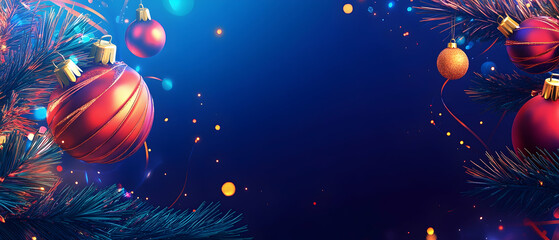 Poster - Abstract holiday-themed background with festive energy and bold design  -