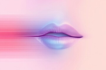 Poster - Dreamy Watercolor Pastel Background, soft pink purple blue gradient, delicate ethereal design, smooth brushstrokes, high-definition digital art