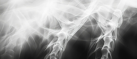Poster - Subtle X-ray texture revealing intricate patterns and delicate details in fine lines
