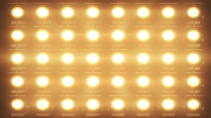 Lights Flashing Wall Showtec VJ Stage Floodlight 4K Blinder Blinking Lights Flash Club Flashlights Disco Lights Matrix Beam Lights Bulb Halogen Headlamp Lamp Nightclub Turn Off On Loop