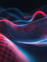 Poster - abstract global technology background. global network connection. point and curve constructed the sp