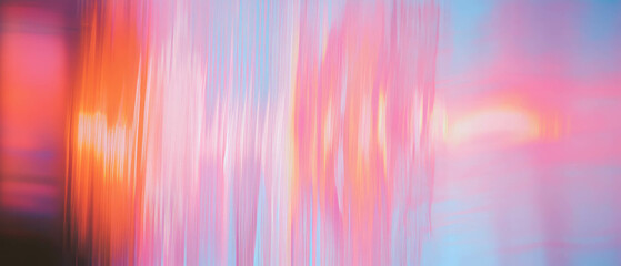 Poster - vibrant glitch art showcasing abstract patterns of colorful digital distortion