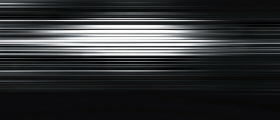 Poster - distorted digital lines create a glitch effect with horizontal stripes across the canvas