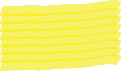 Poster - soft yellow pastel brush strokes creating a horizontal striped pattern, ideal for backgrounds, textu