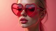 © Beratonic Studios - valentine's day sunglasses illustration