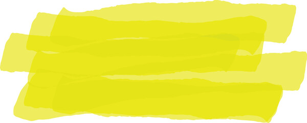 Poster - Wide brush strokes of vibrant yellow paint create a dynamic and textured background, perfect for adding a pop of color and energy to any design