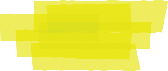 Poster - Multiple overlapping translucent fluorescent yellow rectangles with slightly irregular edges create a vibrant and modern abstract background, perfect for design projects