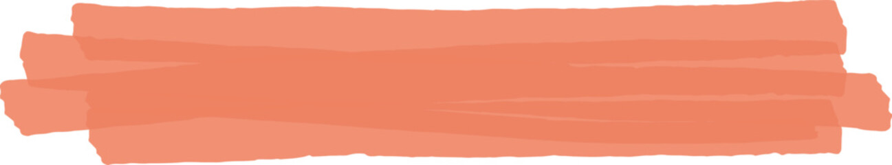 Poster - Wide brushstroke of light red paint covering a white surface, creating a vibrant and textured artistic effect, blending shades of red, orange, and pink for a dynamic visual experience
