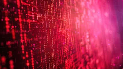 Fototapete - Abstract picture micro light sparkling particle represent data flow vivid flowing wave with high tech background, create digital effect scene perfect for energetic and fantasy wallpaper design. AIG53.