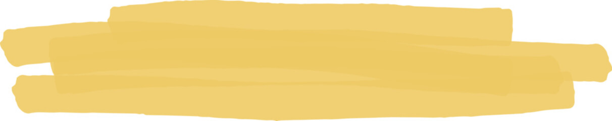 Leinwandbilder - Wide brush stroke in gold and yellow creating a striking horizontal banner shape, offering ample copy space ideal for integrating text or unique designs in various projects