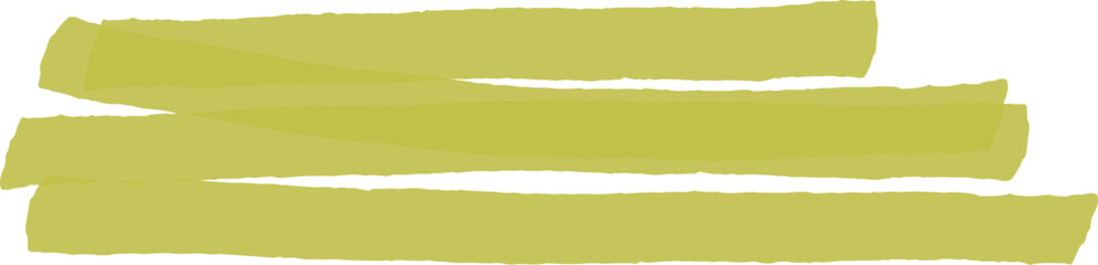 Poster - parallel lime green marker strokes creating a vibrant and textured design element on a clean white b