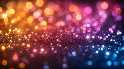 Poster - Shimmering Glittering Lights Abstract Background Texture
