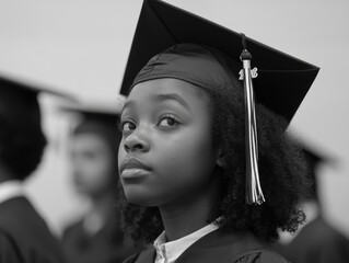 Wall Mural - Graduation ceremony student