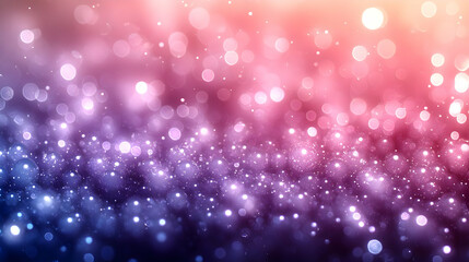 Poster - Shimmering Pink, Blue, and Purple Glitter Background with Sparkling Lights