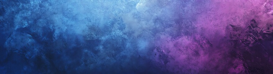 Aufkleber - Vibrant Blue and Purple Abstract Gradient, digital artwork featuring smooth transitions and 3D elements on a dark backdrop, high-resolution detail