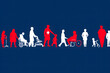 © Jibber  - Symbolische Darstellung von Betreuung und Mobilität für alle Generationen