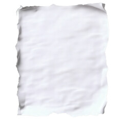 Poster - A single sheet of plain white paper on a clean white background for design and presentation purposes on white background , cut out.