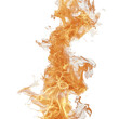© nahid_hasan_masud - Abstract golden fire flame design element on transparent background perfect for graphic design projects or digital art