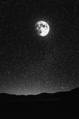 Wall Mural - full moon at night