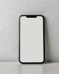 blank smartphone template for mockup design