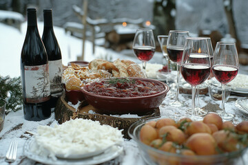 Canvas Print - Ski Food