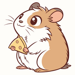 Sticker - mouse and cheese