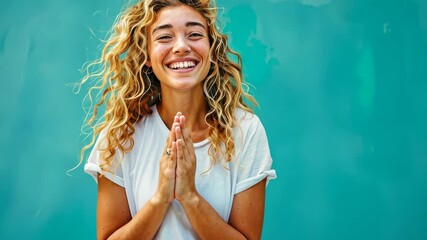 Sticker - The Joyful Young Woman