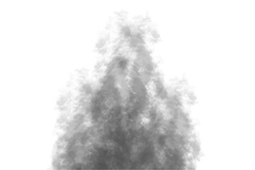 Wall Mural - png black dark smoke isolated on white