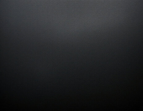 Textured Black Grainy Powder-Coated Metal Surface - Rough Dark Background