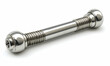 © SemangArt - Chrome rod, ball ends, studio shot, white background, industrial