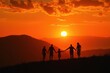 © cff999 - family holding hands at sunset