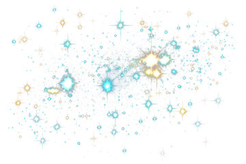 Wall Mural - png sparkling stars png lights night fireworks.