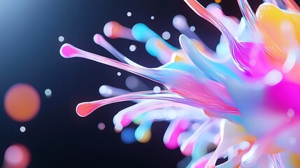 Poster - Abstract Colorful Paint Splash