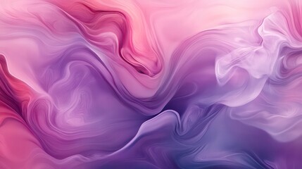 Aufkleber - Abstract swirling pink, purple, and white marble texture background.