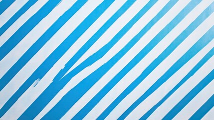 Poster - Abstract diagonal blue and white stripes background texture.