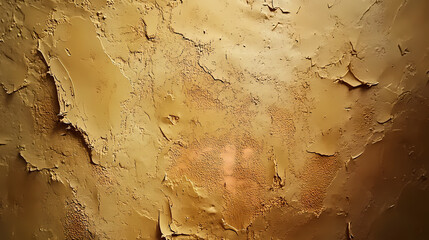 Poster - Golden wall texture a close-up shot of a golden wall with textured, rough surface, grunge, background, gold. Frostthorn. Illustration