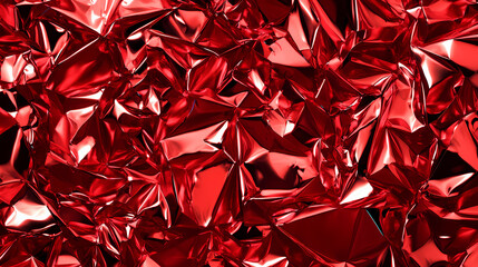 Wall Mural - red foil texture