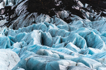 Wall Mural - Glacier Iceland special ice winter frozen thick old ice melt global warming