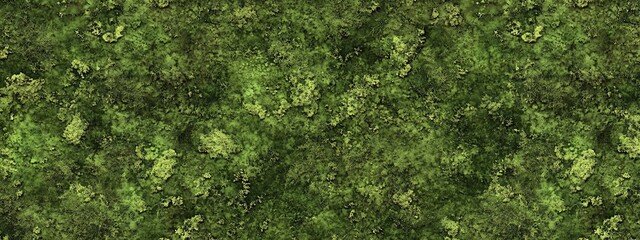 Wall Mural - Seamless olive green foliage texture.