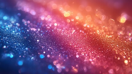 Poster - Colorful background with many small dots