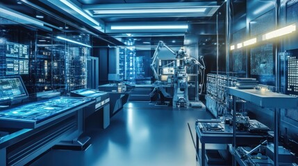 Poster - Futuristic Technology Lab