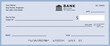 © bibin - Bank check, vector blank money cheque, checkbook template with guilloche pattern and fields. Currency payment coupon, money check background