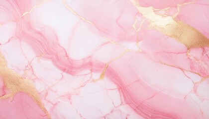 Wall Mural - elegant pink and gold marble texture: a luxurious background