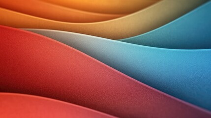Poster - Dynamic color waves abstract art digital design vibrant environment artistic viewpoint motion concept for visual impact
