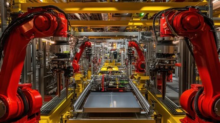 Poster - Assembly Line Robots