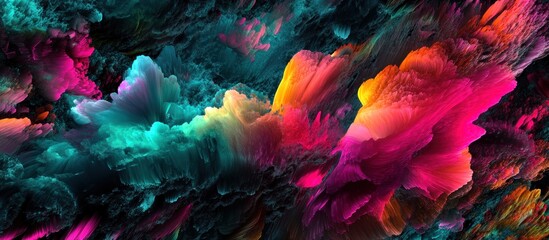 Poster - Abstract Colorful Swirls